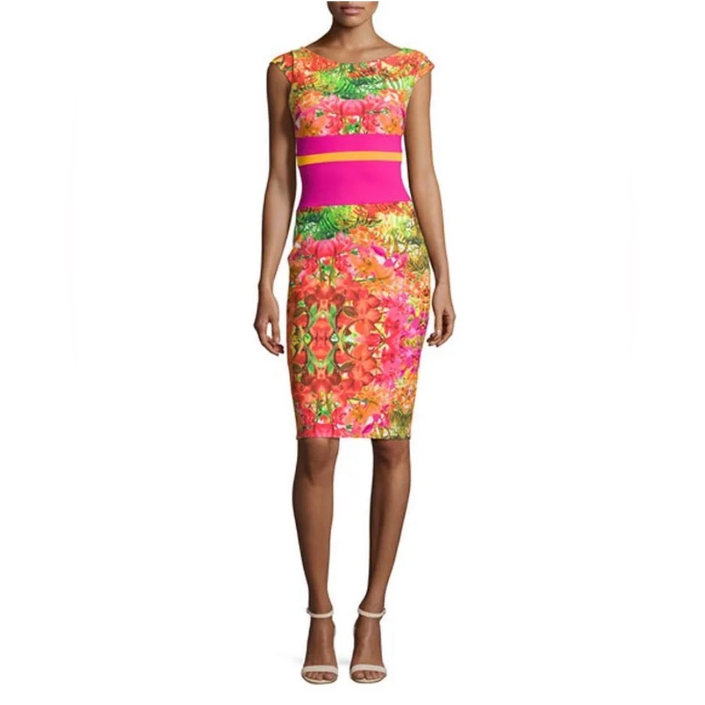 Chiara Boni Pink Sheath Cocktail Dress